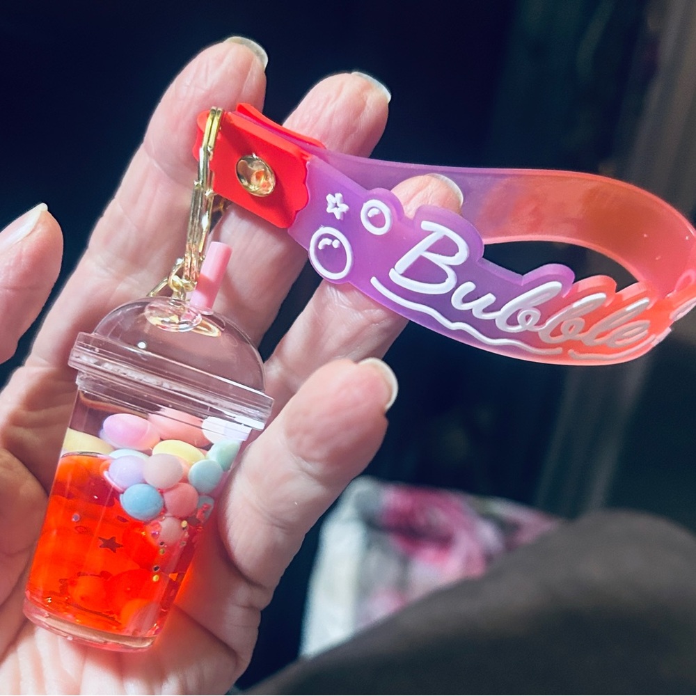 Bubble Boba Tea RED Keychain Bag Charm 🫧🫧🧋🧋🪆